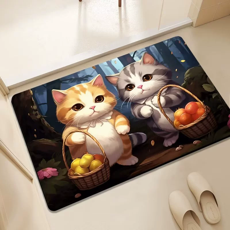 Трансграничный Новый кошачий абсорбирующий коврик для ванной комнаты технология тканевая Подушка диатомовая грязь напольный коврик Бытовая Кухня Ванная Комната Дверь