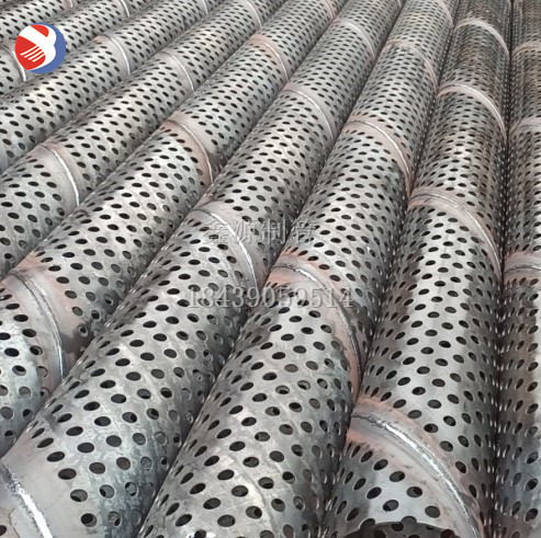 钻孔滤水管 穿孔管降水井管 圆孔滤水管 地铁基坑降水圆孔井管