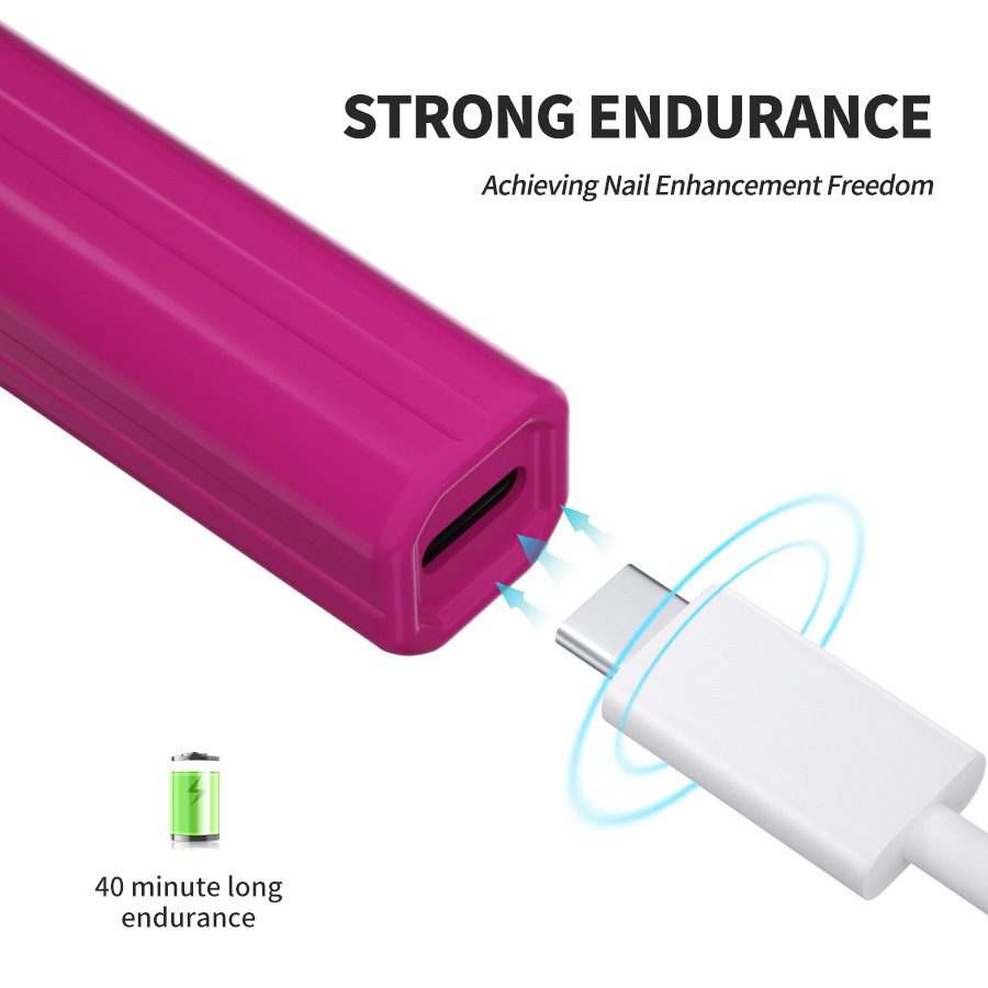 Lámpara de fototerapia de uñas de una palabra portátil plug-in de almacenamiento eléctrico pequeño pegamento de esmalte de uñas de secado rápido mini