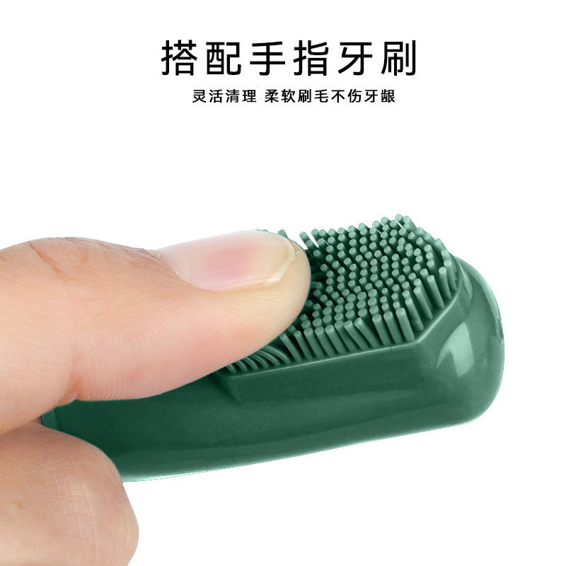 Pasta de dientes para mascotas set cepillo de dientes para gatos perros dedo guarnición oral limpieza cepillo de dientes para perros cepillo de dientes para gatos productos para mascotas al por mayor