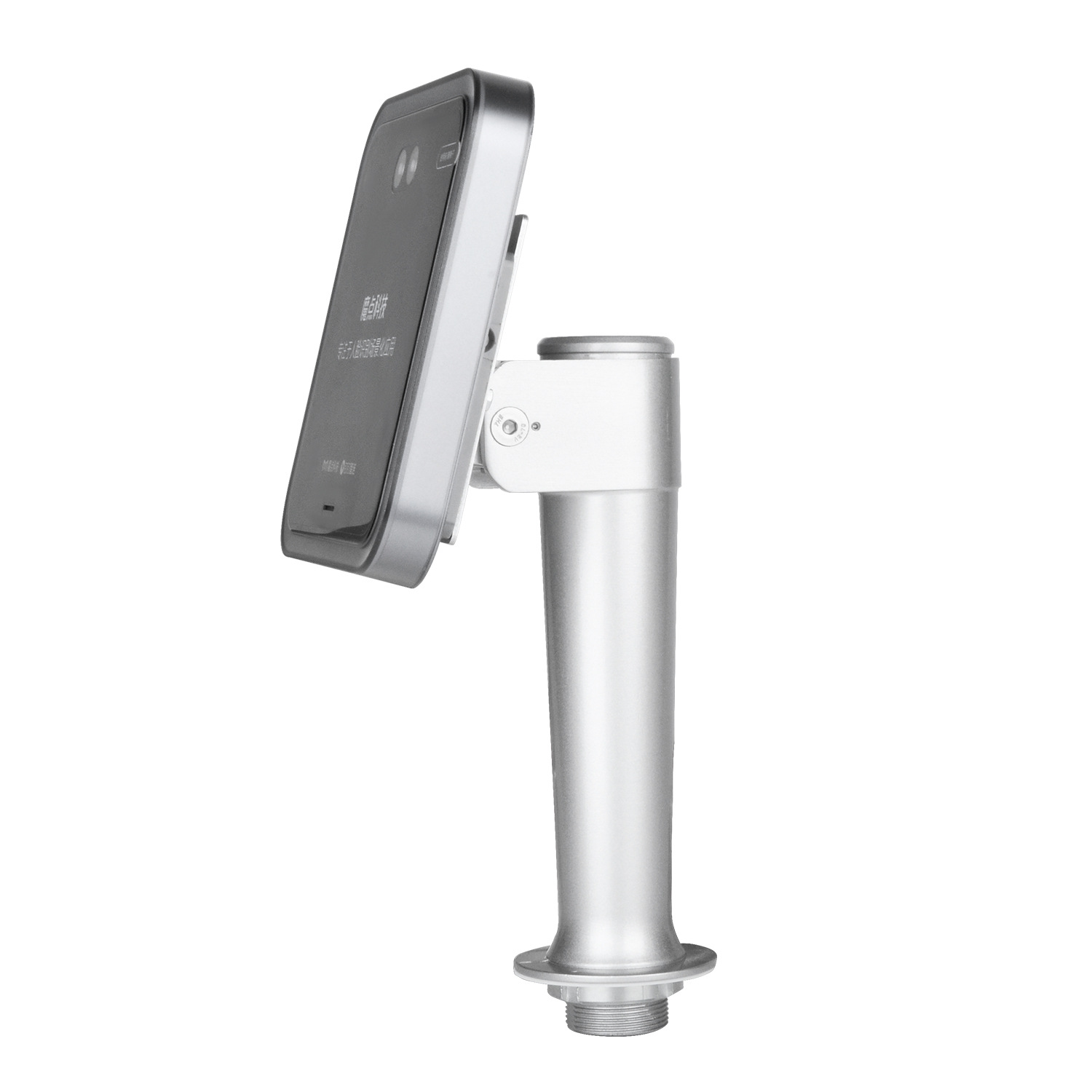 Soporte para máquina de reconocimiento facial Torchman, columna de aluminio universal para control de acceso y asistencia, compatible con Entropy y Hikvision.