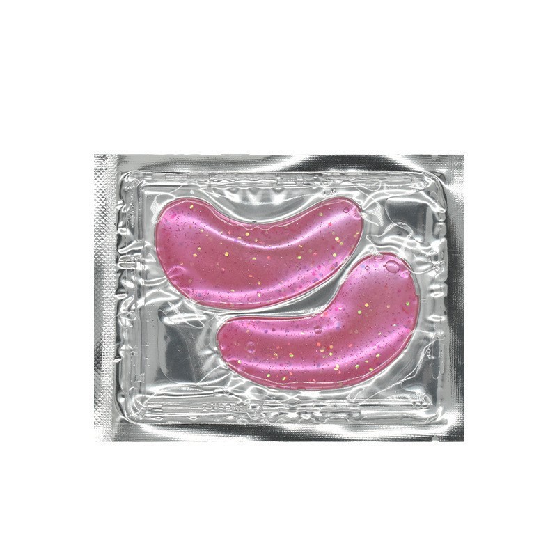 Mascarilla de ojos transfronteriza de colágeno y oro, parche hidratante para ojos con diseño de mariposa, fabricante mayorista para comercio exterior
