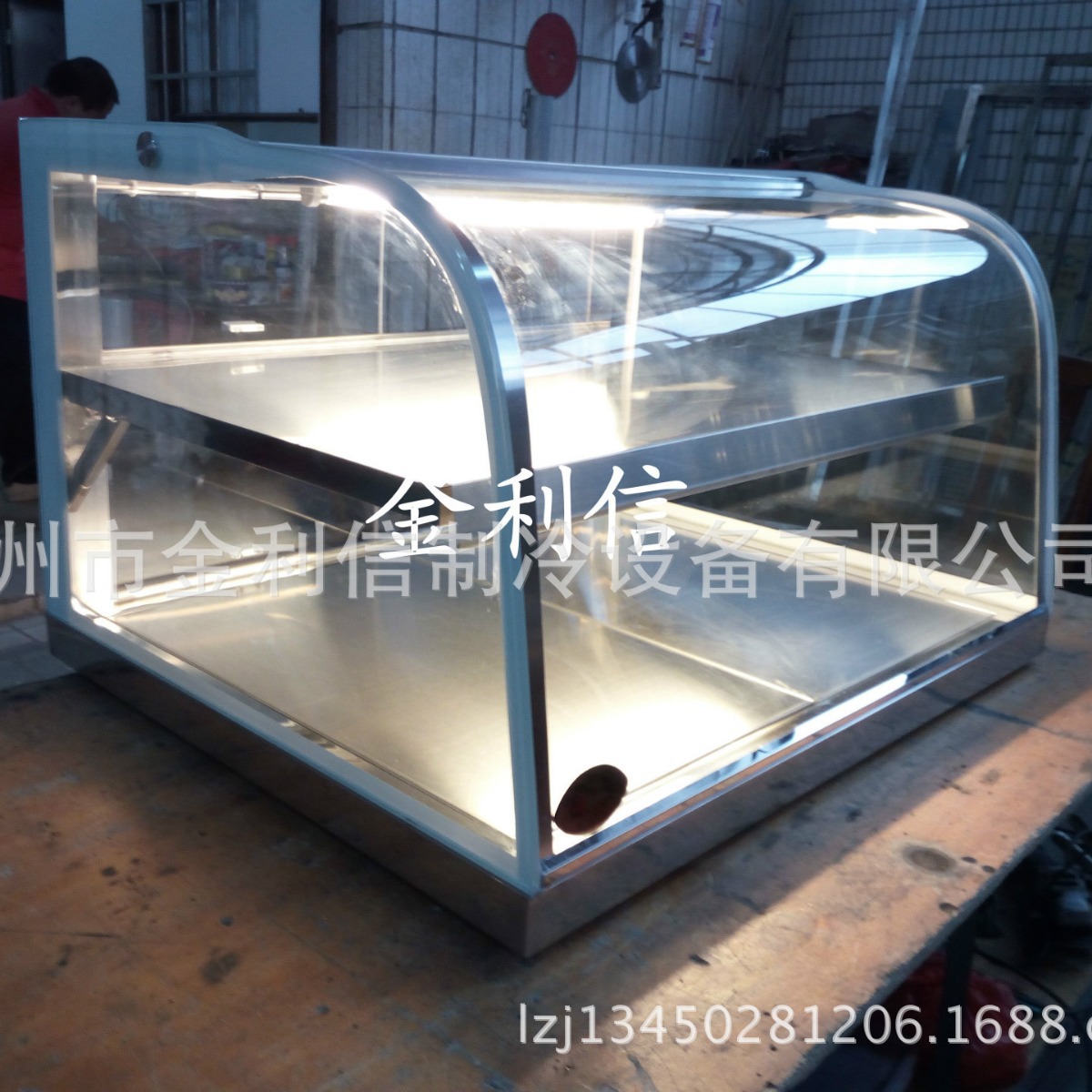 新款桌上型翻门红豆面包熟食牛肉丸电热暖柜芝士蛋挞保温设备