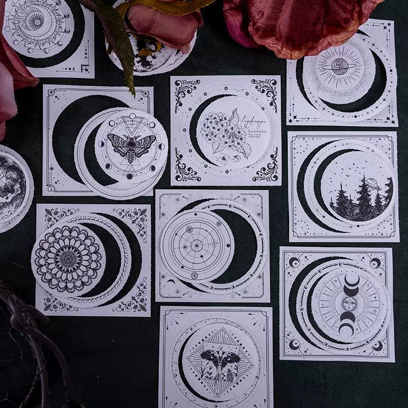 Красивый день Звезда и Луна Хроники Сон Серия Примечания Астрология Вселенная Ручной счет Материал для украшения Примечания 30