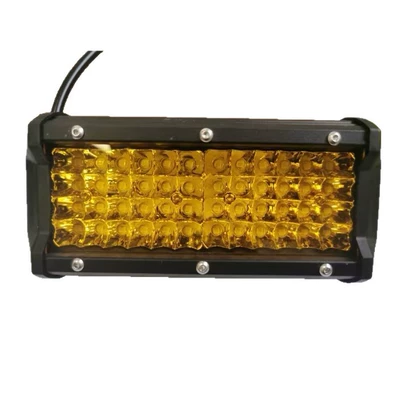 Baoyang Factory Direct Sales Car Led Work Light 48 Lights 144W Trinocular Long Strip Light Engineering Modified Spotlight (İşçi projektorları) - 144w-yellow