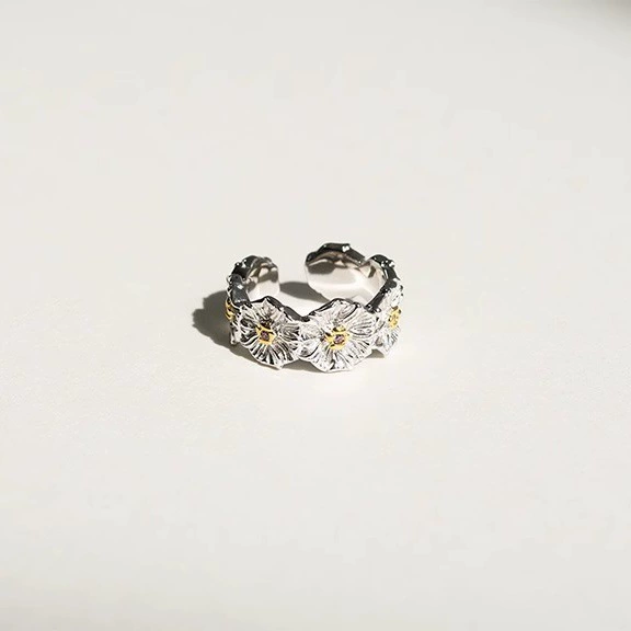 Кольцо Universal JZ серии, серебро 925, регулируемое, ретро летний лёгкий люкс