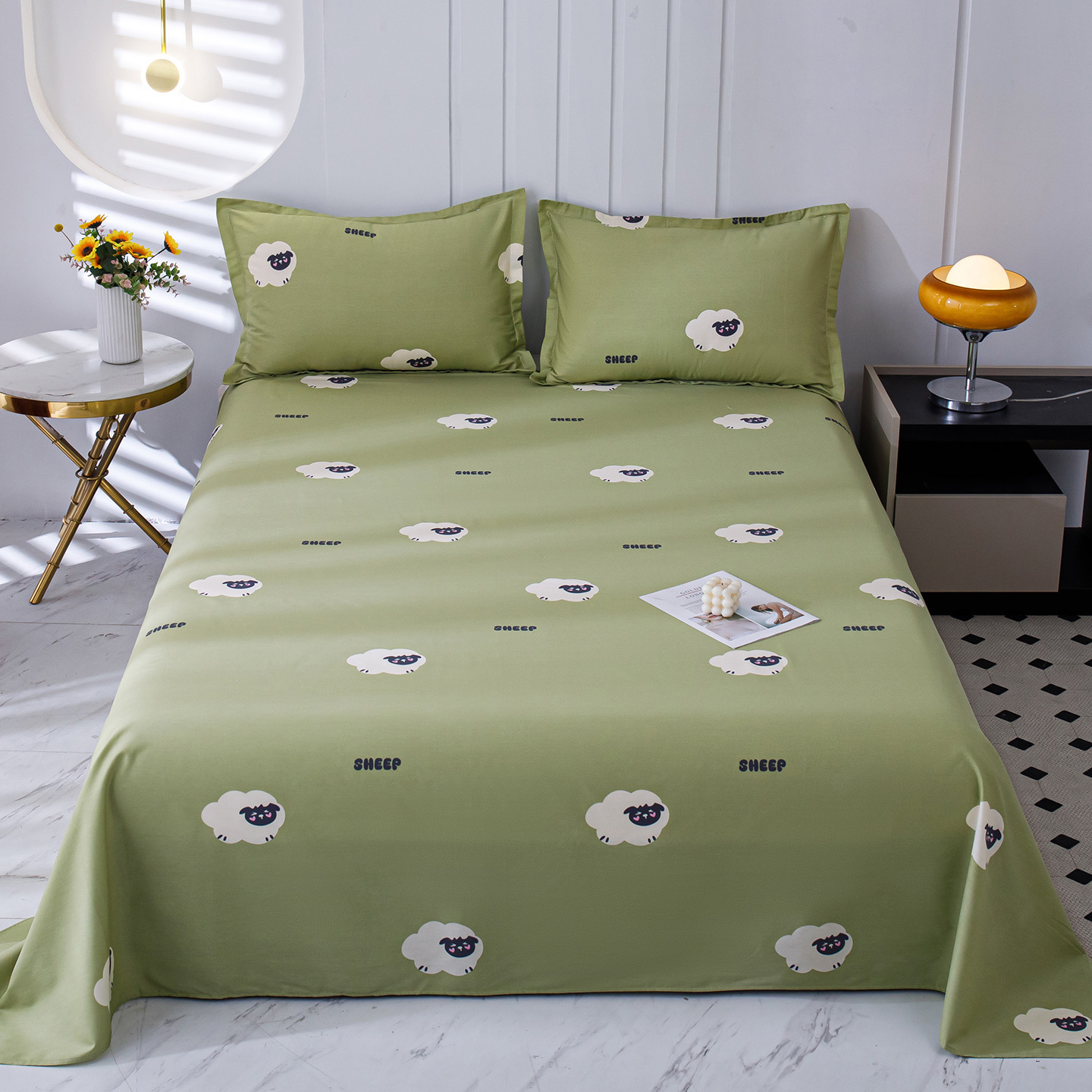 100% algodón sábanas dormitorio de estudiantes cubierta de cama individual niños de verano una sola pieza engrosada edredón al por mayor image 21