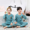 Demi-season children's set for boys, thin thermal underwear, trousers, keep warm pijama, wholesale