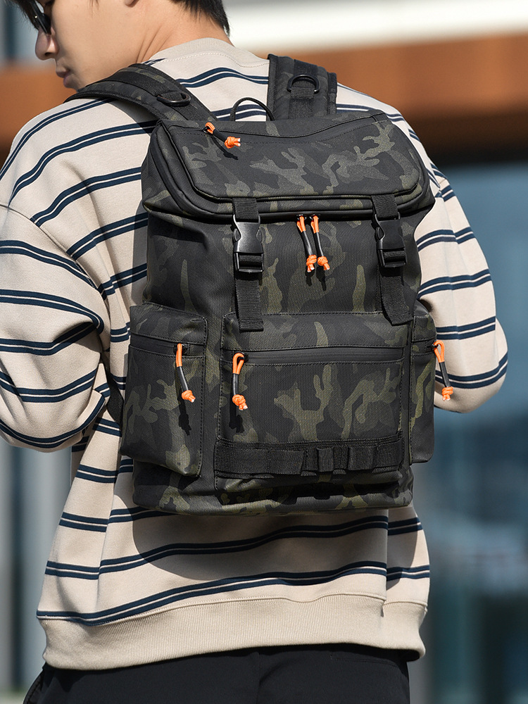 Capacious backpack for traveling