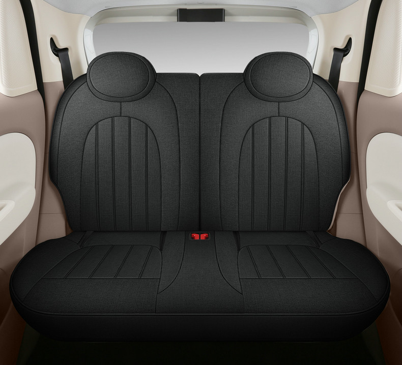 2025 Wuling Hongguang Mini Special Car Seat Cushion Fourth Generation Macaron Four-Door Cotton and Linen Breathable Cartoon Seat Cover