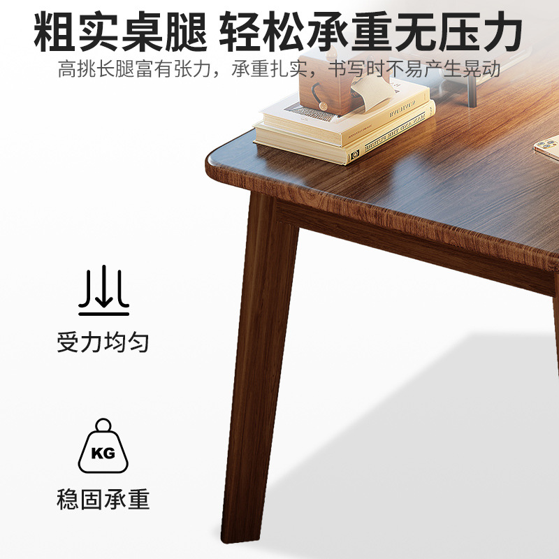 Escritorio simple madera maciza pierna estudiante estudio escritorio simple oficina escritorio de la computadora de escritorio y silla dormitorio Escritorio