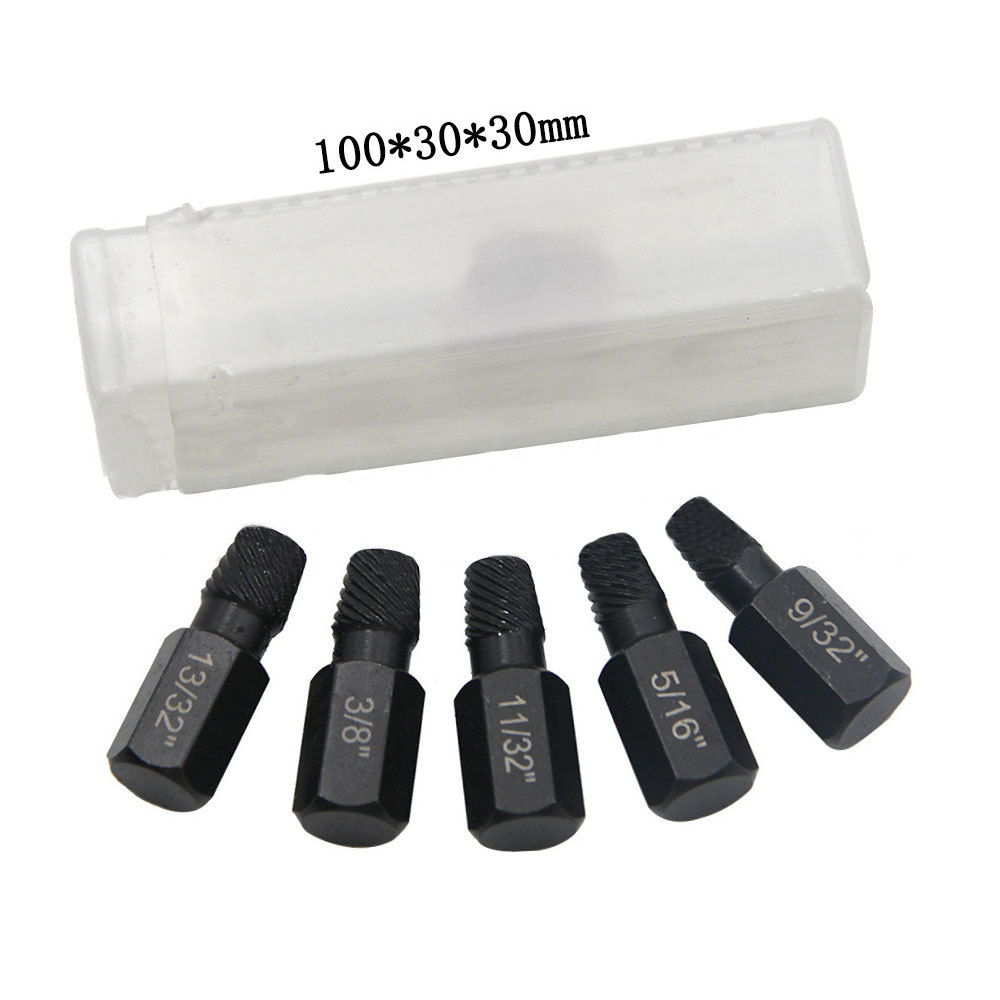 5pc 검정색 고체 9/32"-13/32" 플라스틱 튜브 [157g]