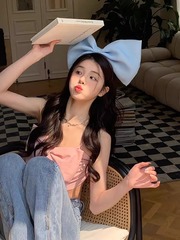 超大蝴蝶結髮箍可愛少女拍照公主風髮飾發卡網紅配飾品直播間頭飾