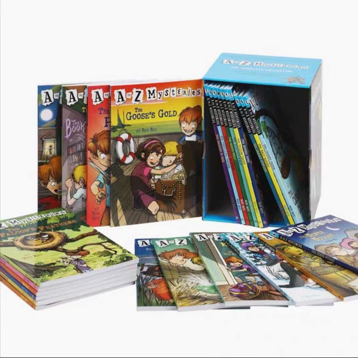 «A toZMysteries 26 volumes of mysterious events» английская книжная коллекция для начальной школы глава‑книга тайна случаи набор