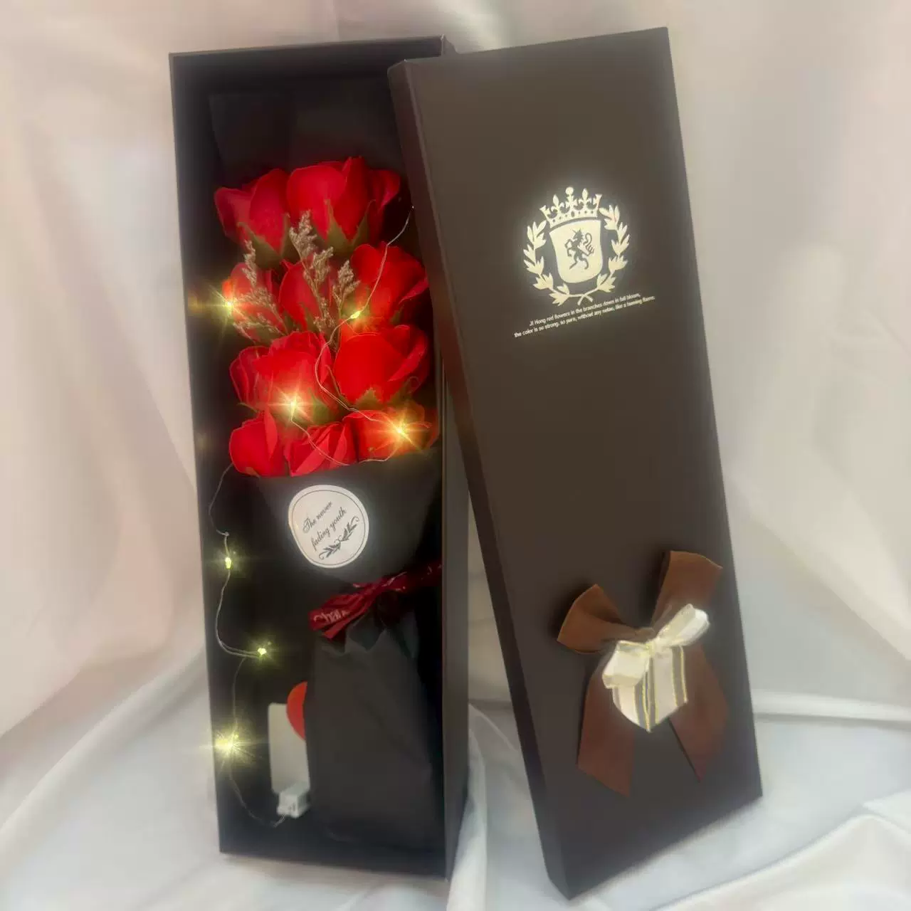 圣诞节玫瑰香皂花生日礼物花束 礼盒创意浪漫礼物ins花束送女朋友