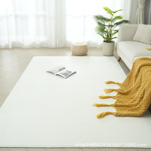 客厅地毯地板纯色奶油仿羊绒防水耐脏地垫一件代发现代简约家用