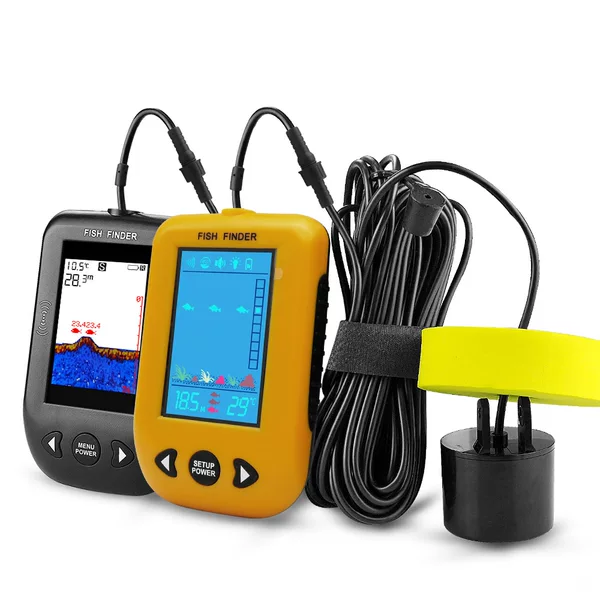 Erchang Sonar Fish Detector Intelligent Night Fishing Color HD Wired Ultrasonic Detector Spot Fish Detector