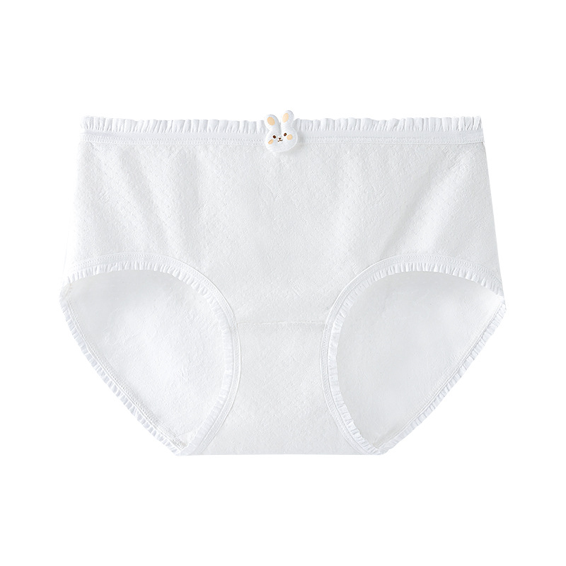 発育期の少女の子供の下着の女の子の純綿の三角のズボンのA類の抗菌の中学生はppのズボンの薄いズボンを挟みません。