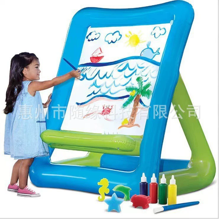 Надувная доска для рисования из ПВХ и ТПУ, детские уличные игрушки, доска для рисования, красочная полка для доски для рисования