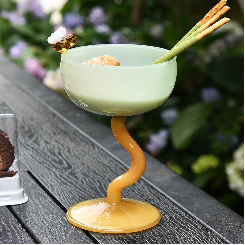 Tazón de helado minimalista estilo ins, taza para yogur, taza para ensalada, taza para postre, taza para batido, taza alta para helado