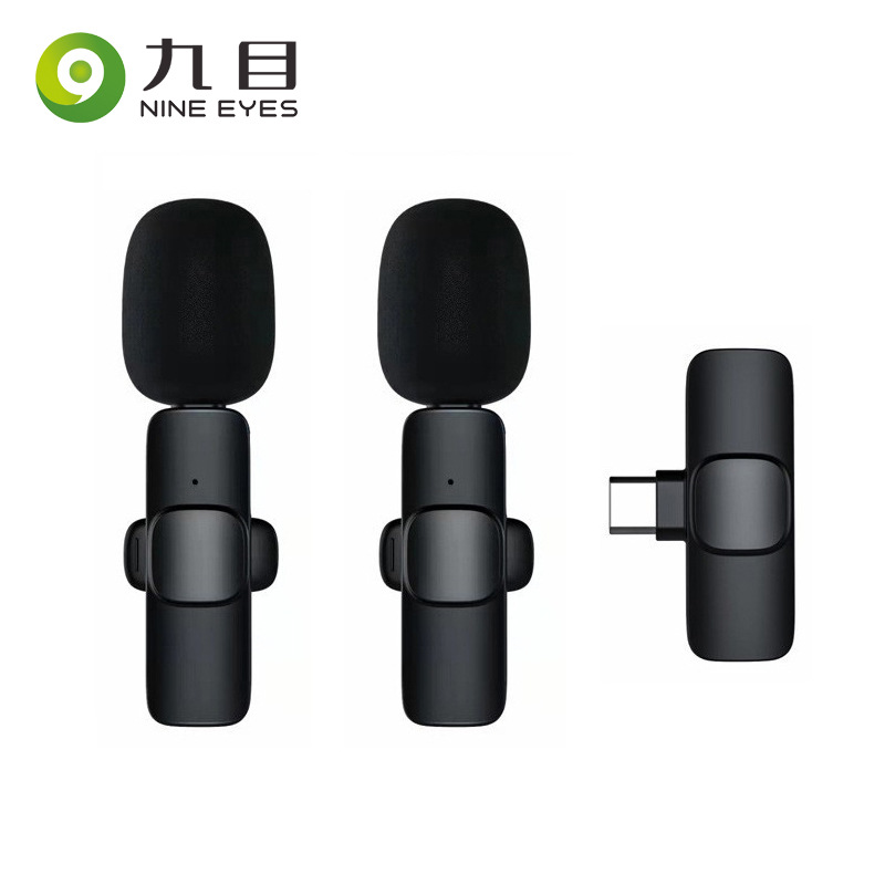 無線領(lǐng)夾麥克風(fēng)直播戶外吃播抖音網(wǎng)紅短視頻領(lǐng)夾式麥克風(fēng)批發(fā)貼牌