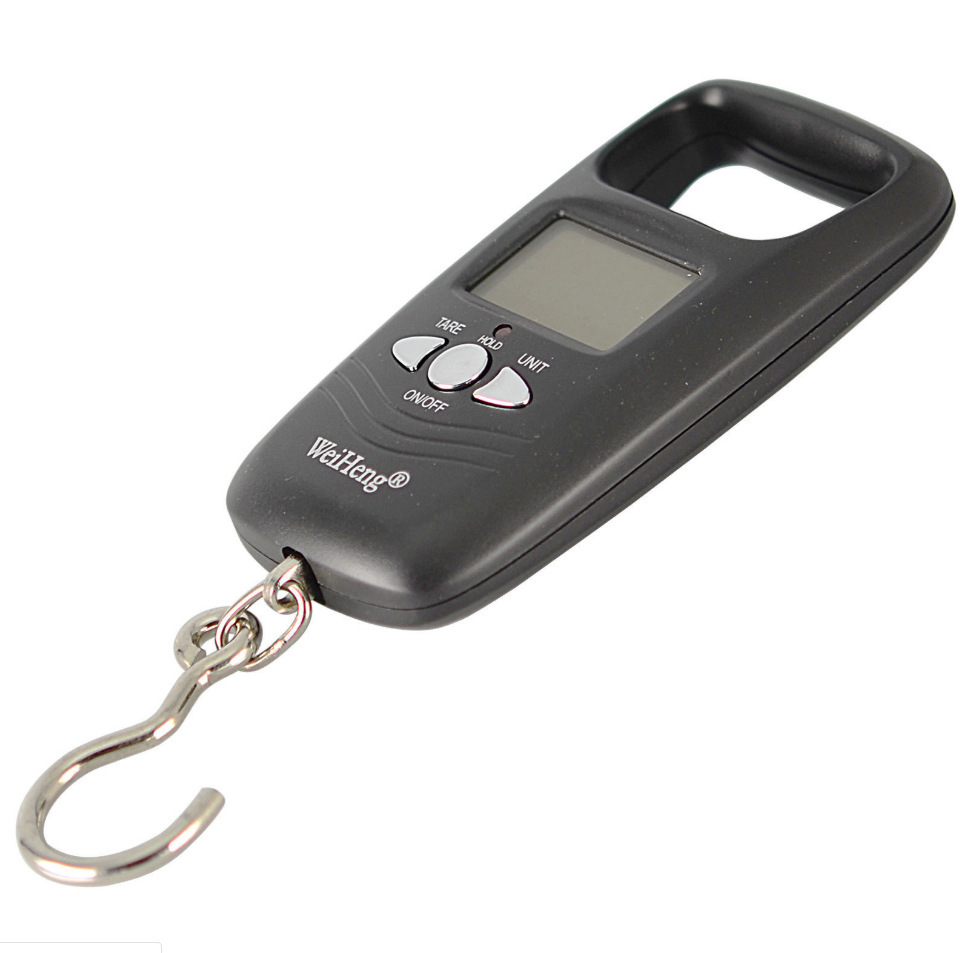 A17迷你电子手提秤钓鱼快递行李秤电子称 50kg 背光