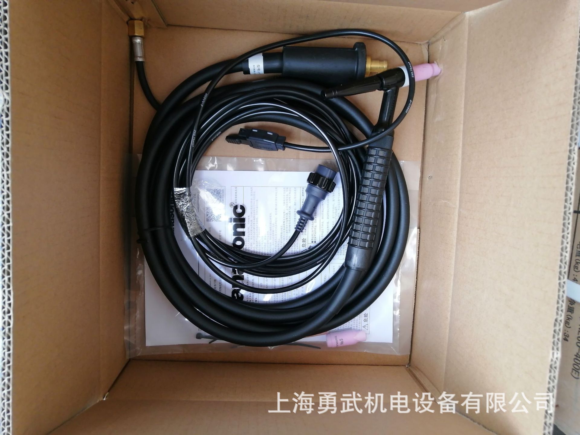 松下原装风冷YT-208THAH氩弧焊机用氩弧焊枪4米快插接头