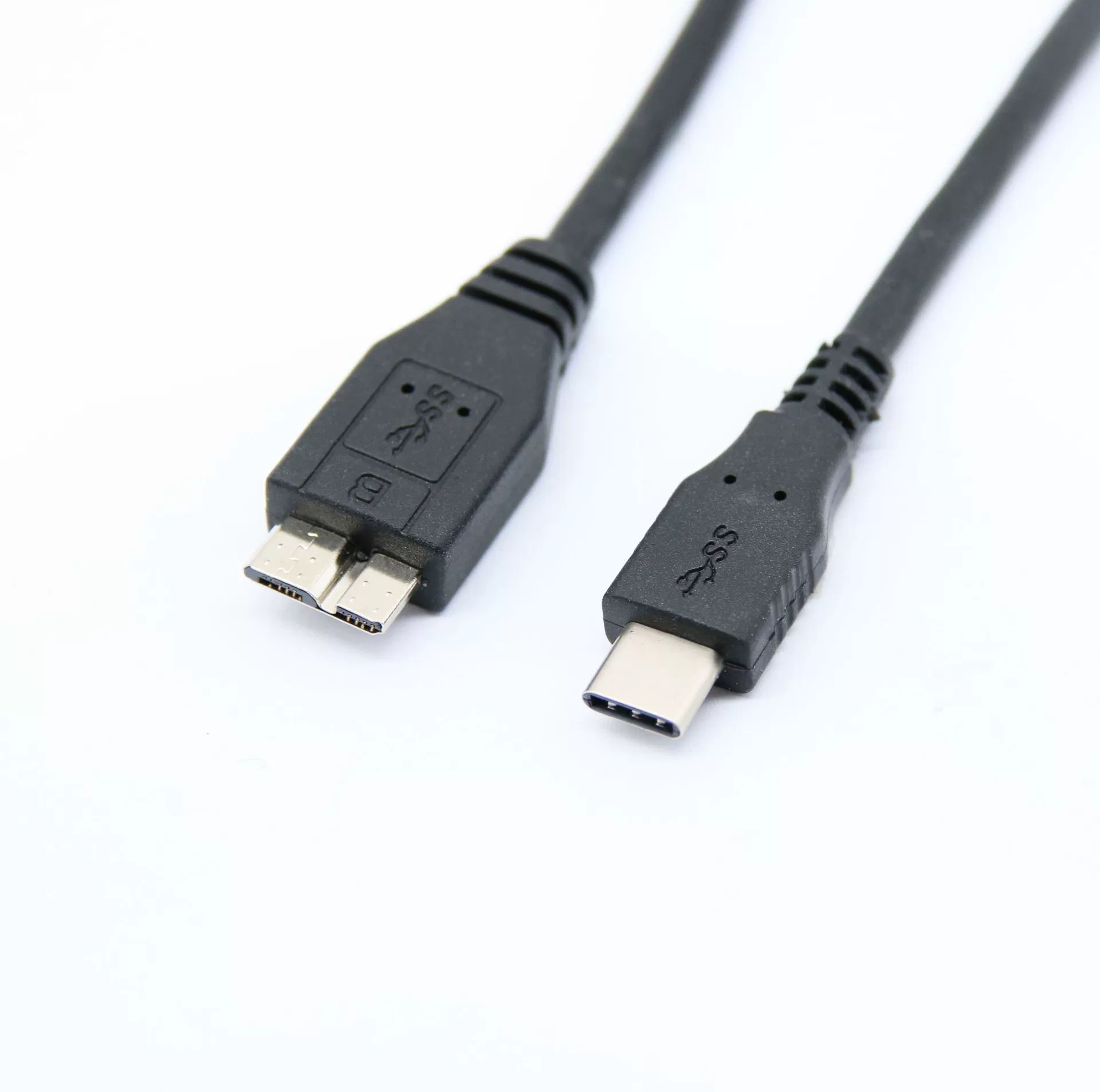 Кабель Type C к Micro USB для мобильного жесткого диска, подходит для компьютерного OTG, кабель на Type-C