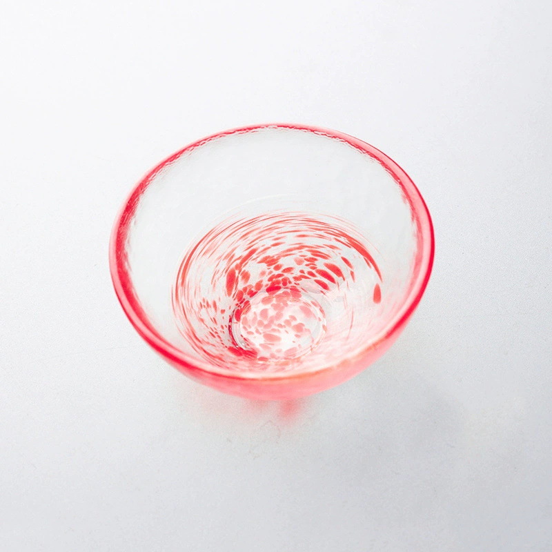 Venta directa de fábrica nuevo color gota de agua vidrio sola taza de té creativo japonés té Kung Fu juego de té maestro sola taza