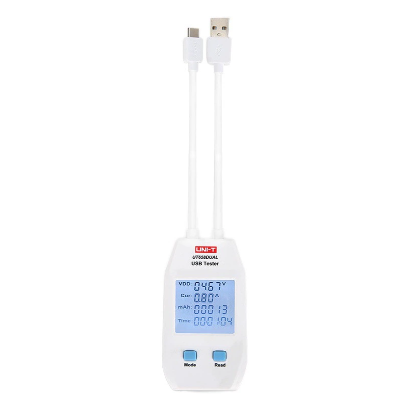 Тестер UT658DUA/UT658B Тестер USB зарядка питания QC Quick Зарядка Тестер