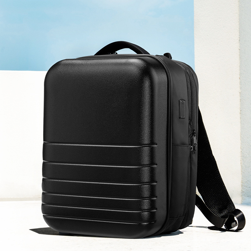 Yong Sheng New Hard Shell Backpack Waterproof Business Computer Backpack Extended Large Capacity Anti-theft Anti-pressure Cross-border Men's Bag