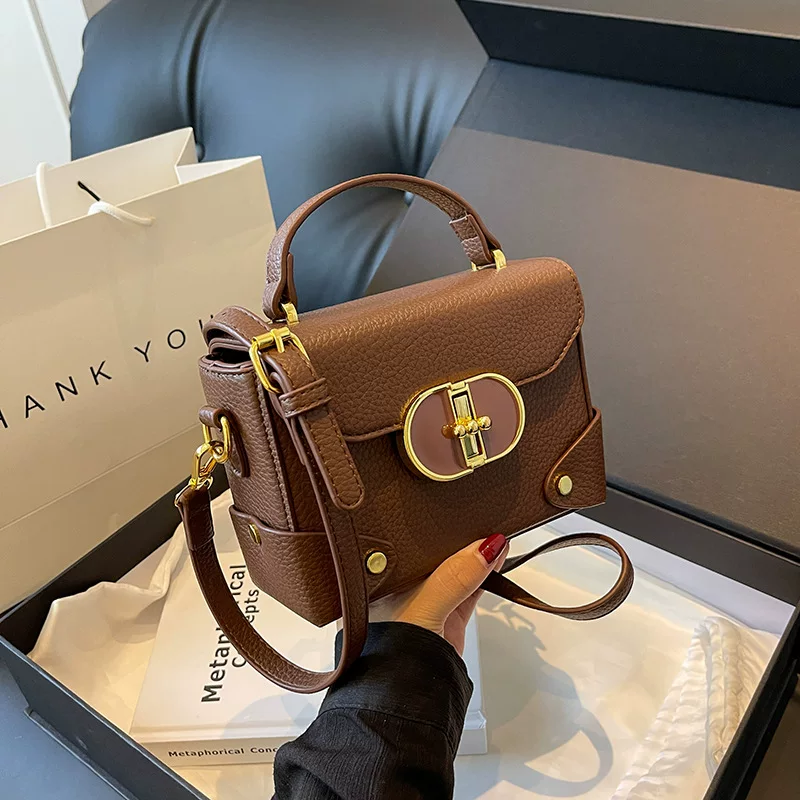 Small bag, handheld shoulder bag, high-quality style