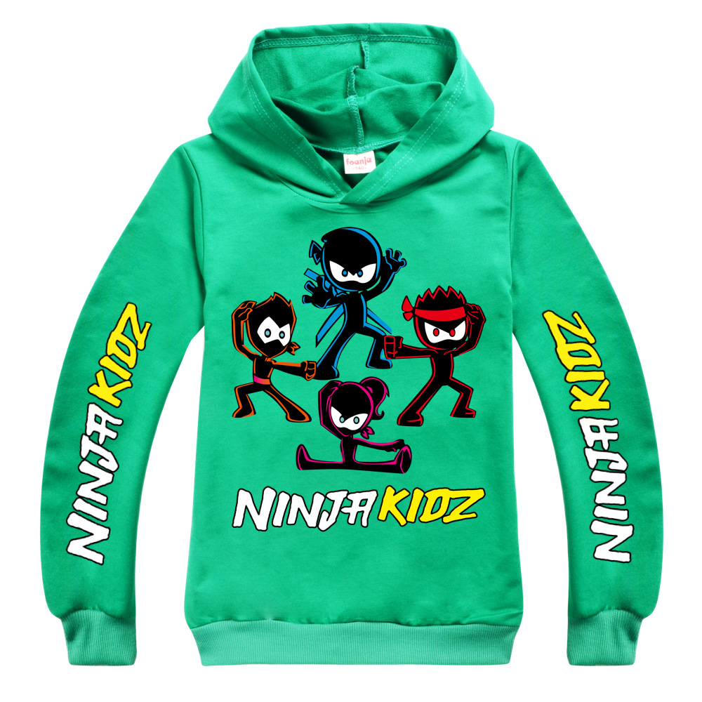 Nova ninja kidz criança hoodies crianças camisolas