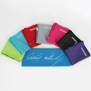 Coolcore Blue Can Maddie Cold Sports Towel Sweat-Absorbent Yoga Fitness Running Cooling Ice Towel