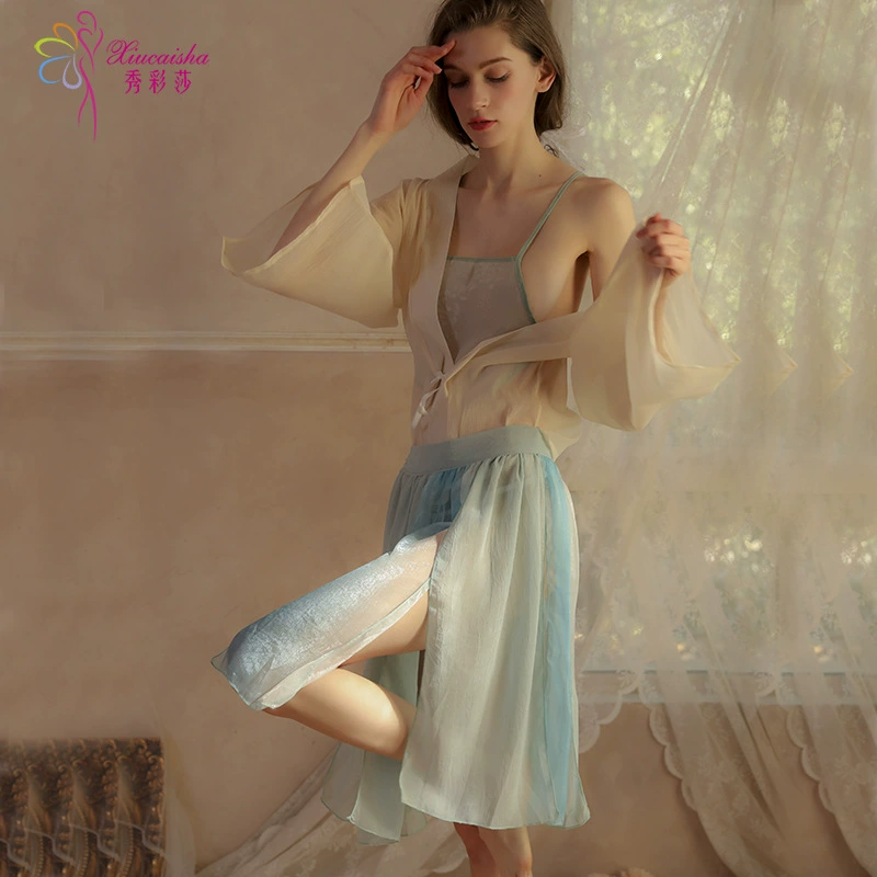 Sexy lingerie set, Hanfu‑style costume and pajama variants, one size, multi‑piece