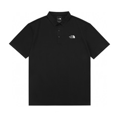 TNF北家POLO衫短袖夏季商务百搭舒适男女夏季透气翻领多巴胺T恤。