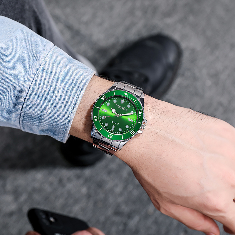 Steel Band Men's Watch Quartz Watch Water Ghost Business Fashion Alloy Men's Watch Manufacturer Ready Supply Watch Steel Band Men's Watch Quartz Watch Water Ghost Business Fashion Alloy Men's Watch Manufacturer Ready Supply Watch