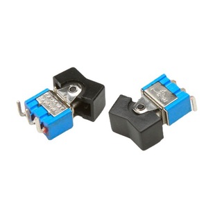 SmAll Toggle Switch RLS-102-A3 Curved Foot Rocker Switch 3 Feet 2 GeArs Open Hole 6mm Power Switch