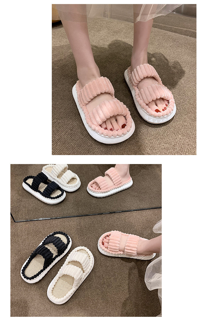 Scarpe da casa lavabili in lavatrice in memory foam comode e confortevoli, in velluto, punta aperta, punta chiusa, primavera, interni ed esterni_voghion.com