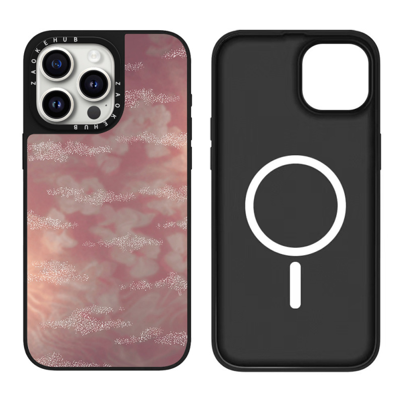 CASE日本限定梦幻紫韵樱花绿iPhone16ProMax苹果15镜面14手机壳13|undefined