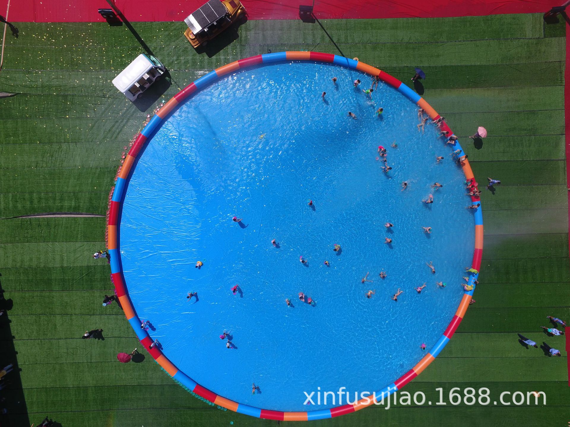 Gran piscina inflable jardín de infantes piscina de pesca para niños Piscina al aire libre tobogán Parque Acuático