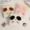 Plush cartoon square photoalbum, storage system, card book for elementary school students, tear-off sheet