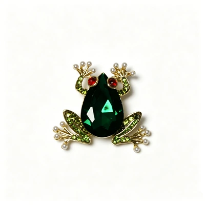 American fashion personalized animal enamel: Yaxa sancaqları - frog-b0006