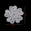 New large double-layer plum blossom clip (bulk)