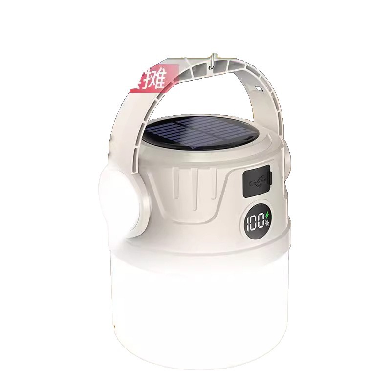 Camping Solar Carga al aire libre Luces de emergencia de batería de larga duración