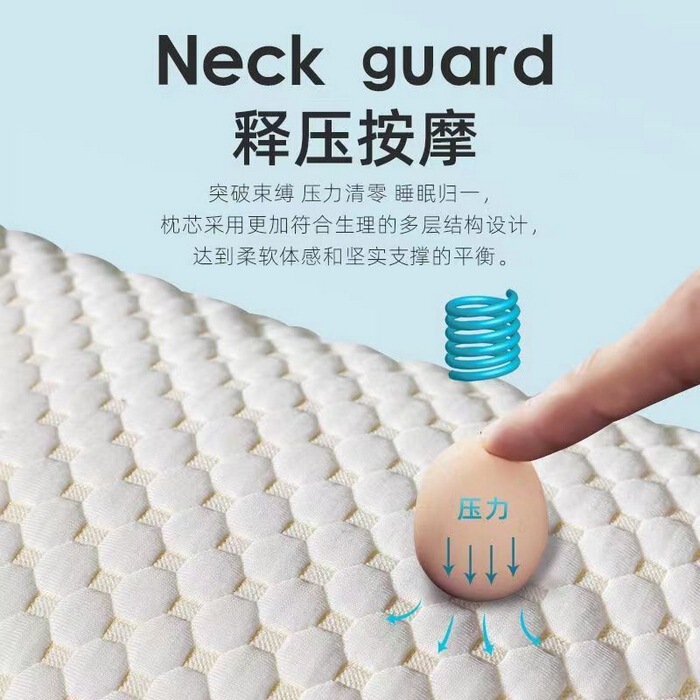 水立方枕头枕芯一对2个装单人枕头助睡眠枕芯家用不变形单双人枕|undefined