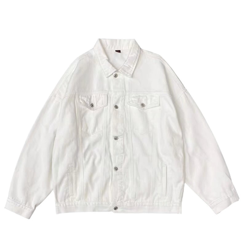 Herr retro cowboy jacka loose denim workwear jacka_voghion.com