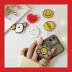 Face Mask Airbag Bracket Acrylic Transparent Ins Girl Desktop Telescopic Folding Phone Case Sticker Phone Stand