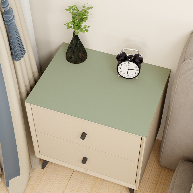 Anti-Scalding and Waterproof Desktop Protection Table Mat Washing Machine Refrigerator Dust Cover Tablecloth Accessible Luxury Bedside Table Mat Cover Cloth