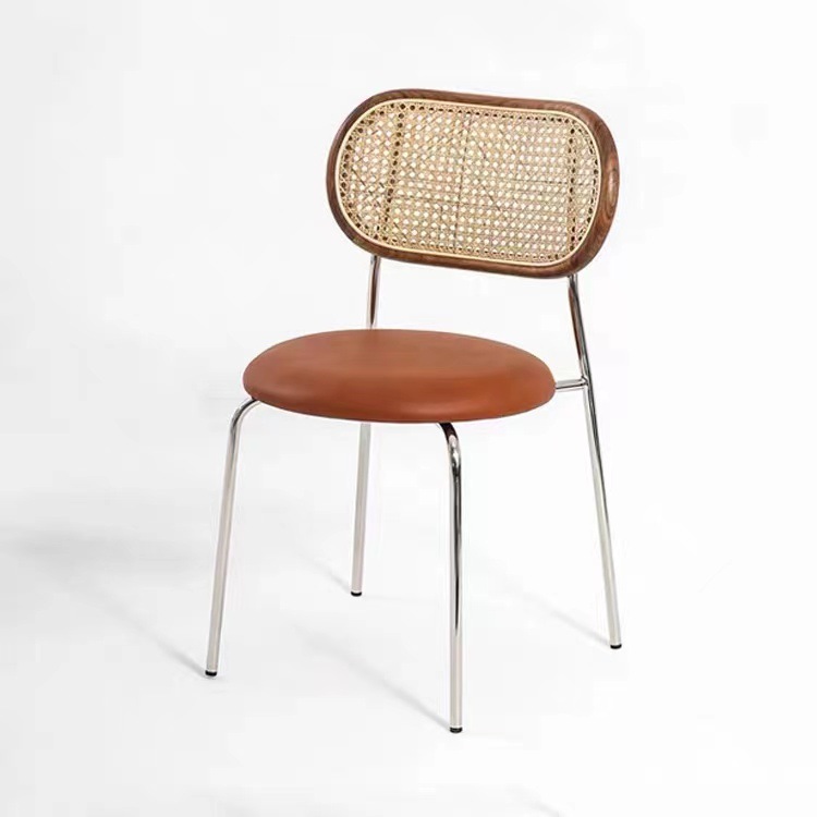 Sillas de madera maciza casera de seda medieval sillas de comedor de café nórdico diseñador casual taburetes de comedor retro